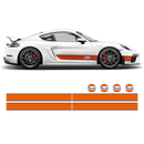 GULF Le Mans RACING STRIPES Set, Cayman / Boxster