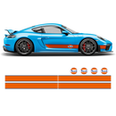 GULF Le Mans RACING STRIPES Set, Cayman / Boxster