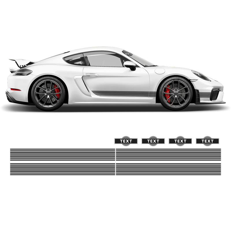 Martini Racing stripes, for Cayman / Boxster