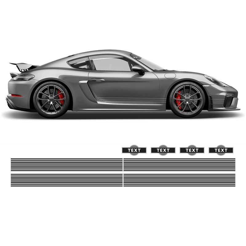 Martini Racing stripes, for Cayman / Boxster