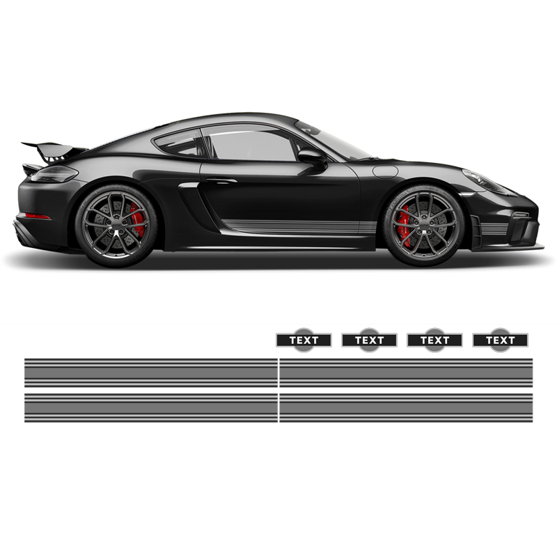 Martini Racing stripes, for Cayman / Boxster