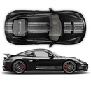 Scratched Martini Racing Stripes, Cayman / Boxster