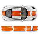 GULF Le Mans Scratched Racing Stripes set, Cayman / Boxster