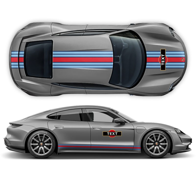 19' Martini Racing stripes, for Porsche Taycan