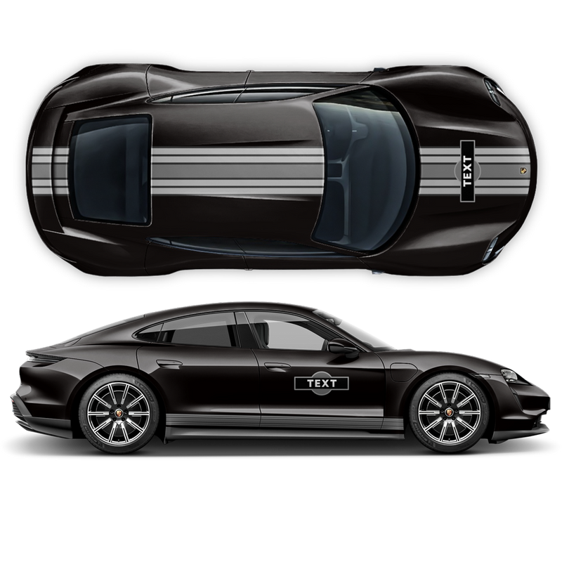 19' Martini Racing stripes, for Porsche Taycan