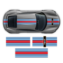19' Martini Racing stripes, for Porsche Taycan