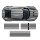 19' Martini Racing stripes, for Porsche Taycan