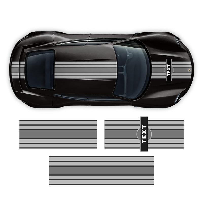 19' Martini Racing stripes, for Porsche Taycan