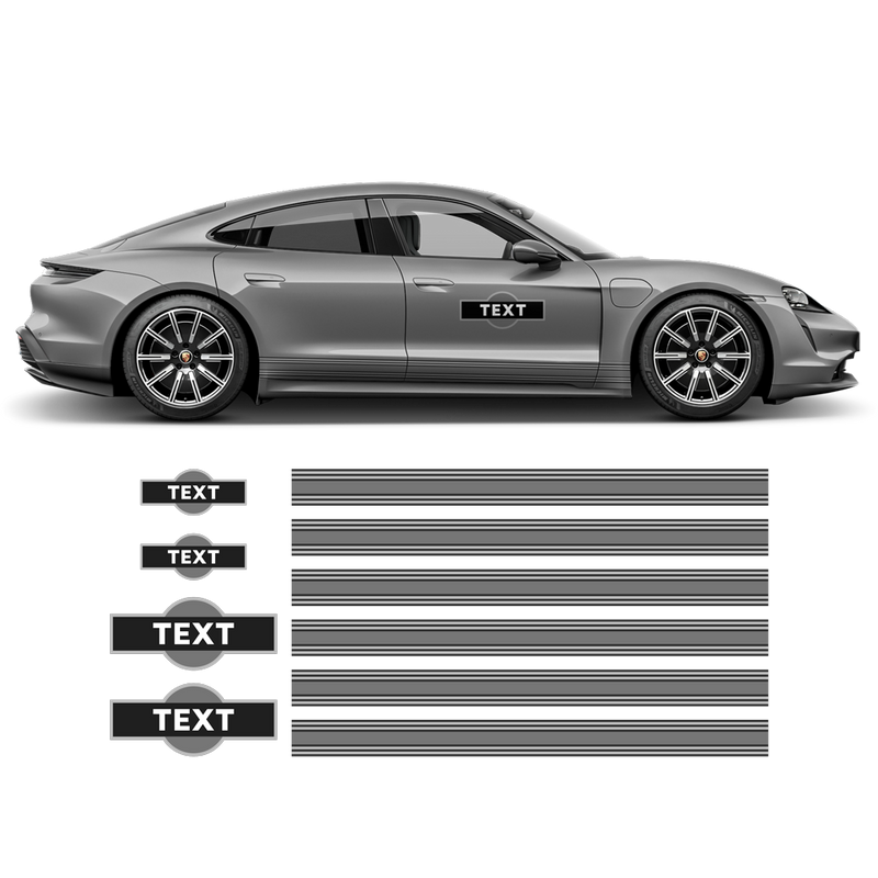 19' Martini Racing stripes, for Porsche Taycan