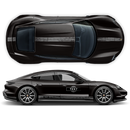 Scratched Thin Martini Racing Stripes Set, for Porsche Taycan