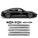 Scratched Thin Martini Racing Stripes Set, for Porsche Taycan