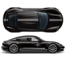 Thin Martini Racing Stripes Set, for Porsche Taycan