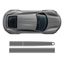 Thin Martini Racing Stripes Set, for Porsche Taycan