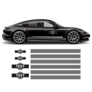 Thin Martini Racing Stripes Set, for Porsche Taycan