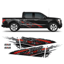 SCRATCHED multicolor Offroad 4x4 side graphics, for Ford F150 2015 - 2026 Decals - autodesign.shop