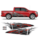 SCRATCHED multicolor Offroad 4x4 side graphics, for Ford F150 2015 - 2026 Decals - autodesign.shop