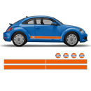 GULF Le Mans Racing Stripes set and logos, VW New Beetle