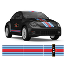 Martini Racing stripes, for VW New Beetle