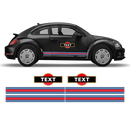 Martini Racing stripes, for VW New Beetle