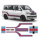 Curved Martini Stripes Set, for Volkswagen T5 / T6