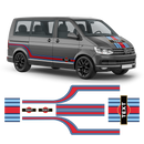 Curved Martini Stripes Set, for Volkswagen T5 / T6