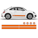 GULF Le Mans Racing Stripes set and logos, VW New Beetle