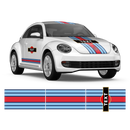 Martini Racing stripes, for VW New Beetle