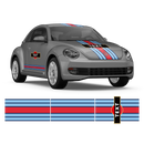 Martini Racing stripes, for VW New Beetle