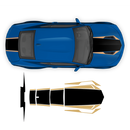 50TH ANNIVERSARY Hood / Bonnet Stripes set for Camaro 2016 - 2018