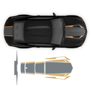 50TH ANNIVERSARY Hood / Bonnet Stripes set for Camaro 2016 - 2018
