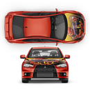 Itasha Asuka Langley (EVANGELION) Anime Style Graphic, for Any Car Hood Decals - autodesign.shop