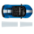 One Color Stripes Over The Top, for Audi R8 / R8 Spyder Decals - autodesign.shop