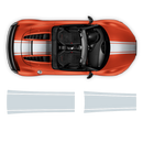 One Color Stripes Over The Top, for Audi R8 / R8 Spyder Decals - autodesign.shop