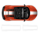 One Color Stripes Over The Top, for Audi R8 / R8 Spyder Decals - autodesign.shop