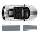 One Color Stripes Over The Top, for Audi R8 / R8 Spyder Decals - autodesign.shop