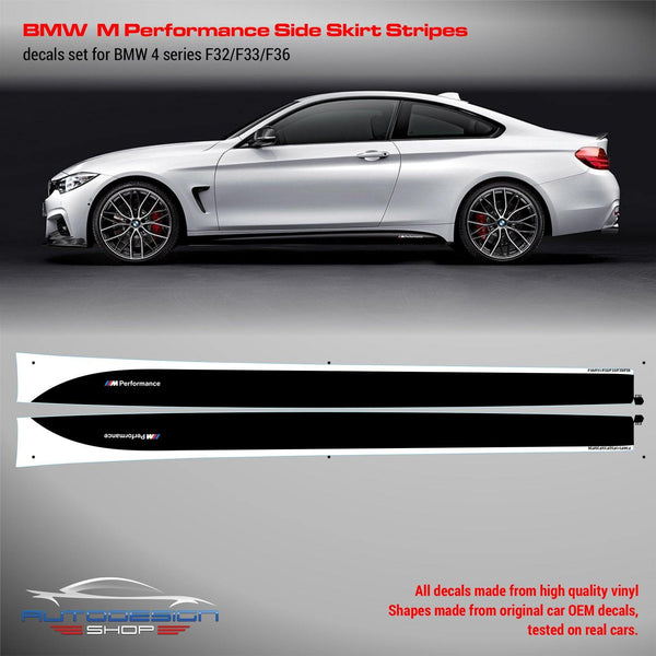 BMW M Performance Set of Side Stripes for M4 F32 / F33 / F36