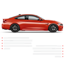 ALPINA Racing Side Stripes Set, for BMW 3 series /4 series