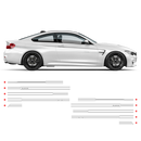 ALPINA Racing Side Stripes Set, for BMW 3 series /4 series