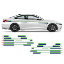 ALPINA printed Racing Side Stripes, for BMW 3 series, 4 series