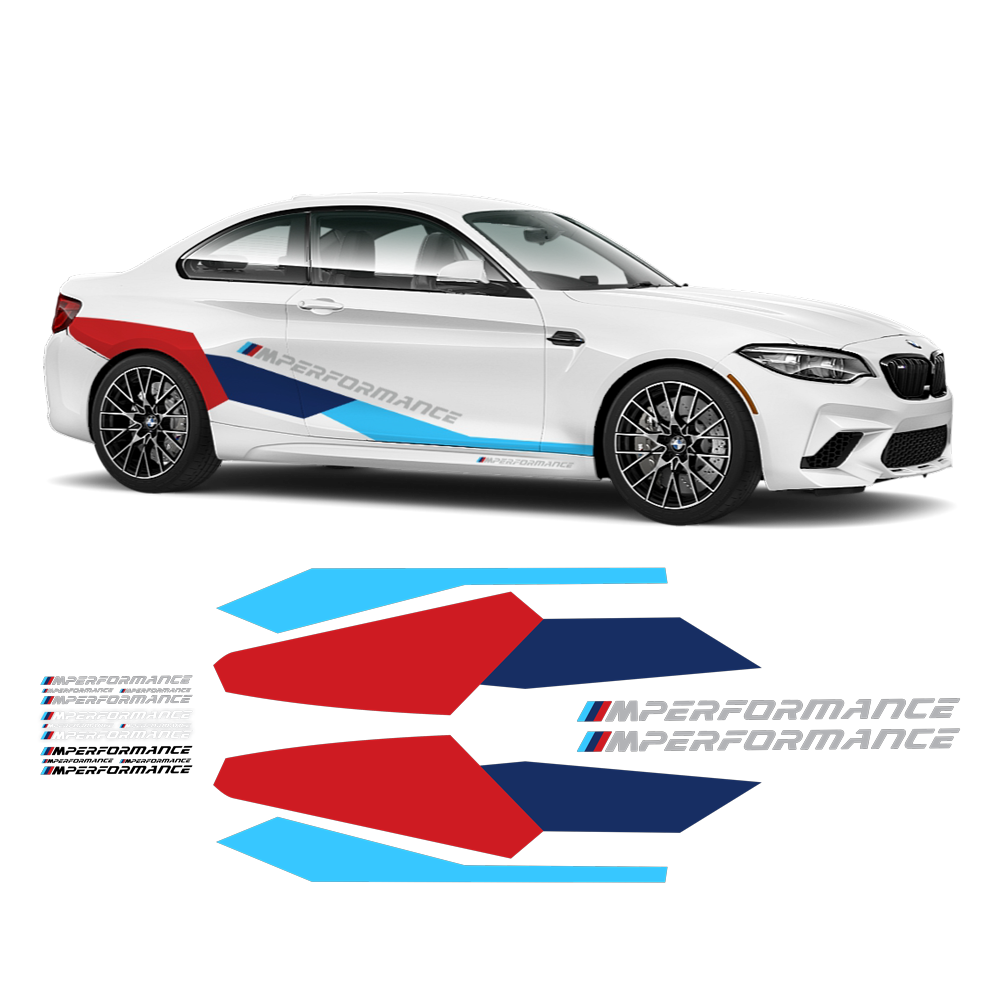 M Performance Motorsport Side Graphics Set, for BMW M2 / M4 / M5