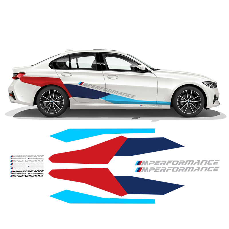 M Performance Motorsport Side Graphics Set, for BMW 3 Series