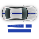 Racing Stripes ( top & sides ), for BMW M3 / M4 / M5