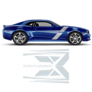 T-Stripes Side Graphic, Camaro 2010 - 2015 black