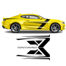 T-Stripes Side Graphic, Camaro 2016 - 2020 black
