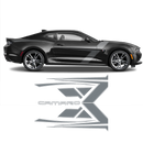 T-Stripes Side Graphic, Camaro 2016 - 2020 black