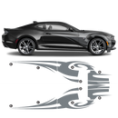 TRIBAL Side Graphic in one color, Camaro 2010 - 2020 black