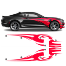 TRIBAL Side Graphic in one color, Camaro 2010 - 2020 black