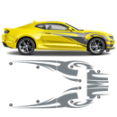 TRIBAL Side Graphic in one color, Camaro 2010 - 2020 black