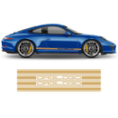 Racing Decals set in one color, Carrera gold gloss