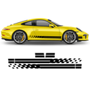 Endurance Racing side stripes, Carrera black Gloss